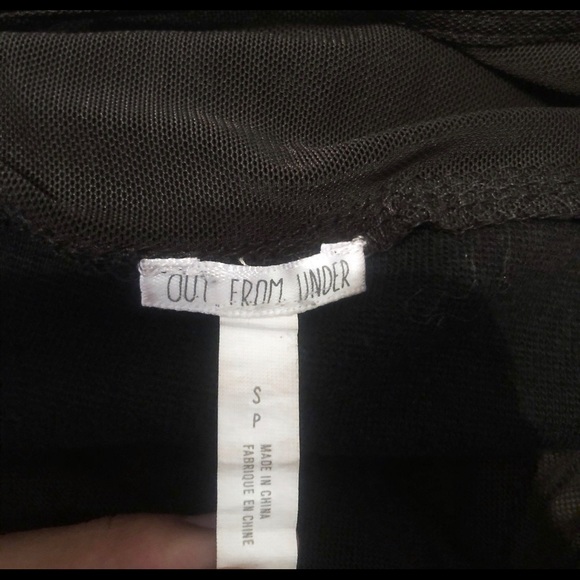 Black Mesh Block Bodysuit - Picture 12 of 13